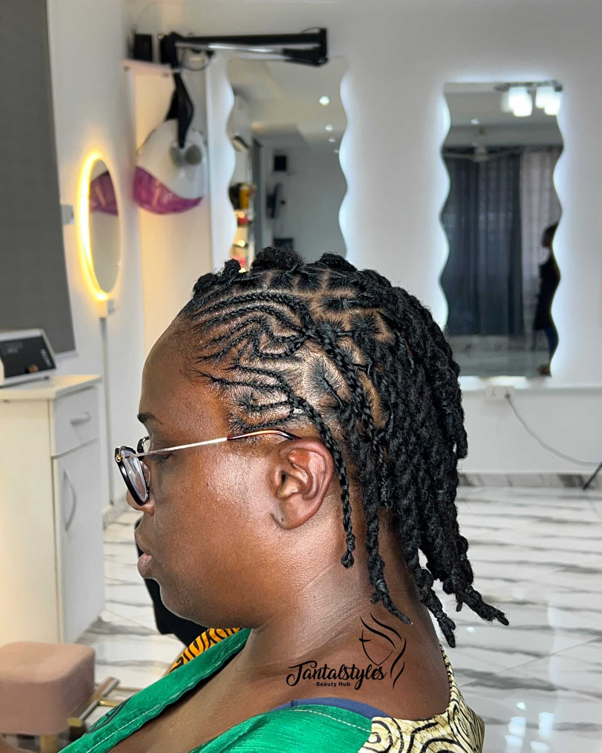 Hair wash and retwisting-image